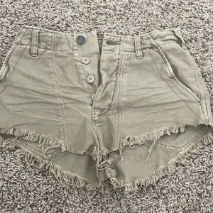 Free people jean shorts